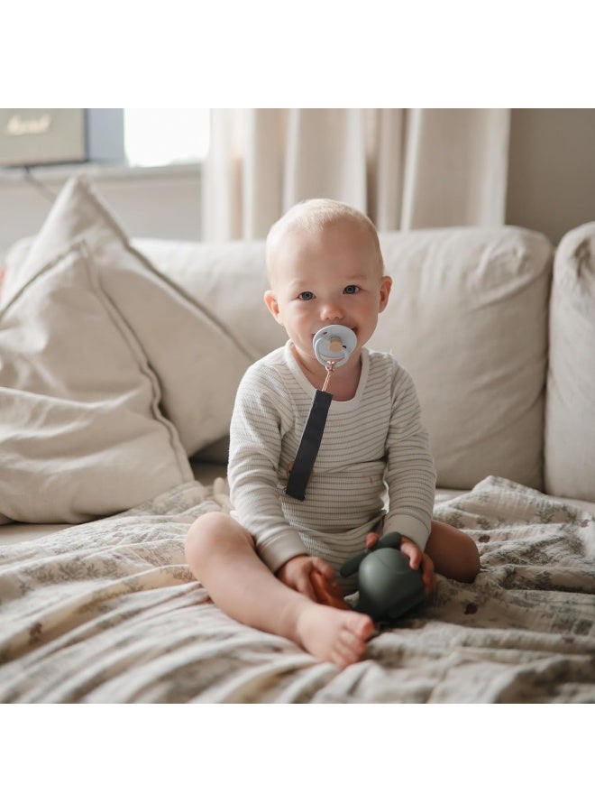 FRIGG لهاية FRIGG Little Viking من اللاتكس للأطفال 6-18 شهر 2-pack لون أزرق باودر/كريم - الحجم 2 - Image 5