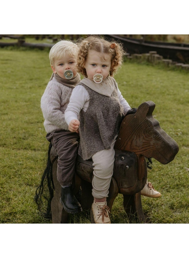 FRIGG لهاية FRIGG Little Viking من اللاتكس للأطفال 6-18 شهر 2-pack لون أزرق باودر/كريم - الحجم 2 - Image 4