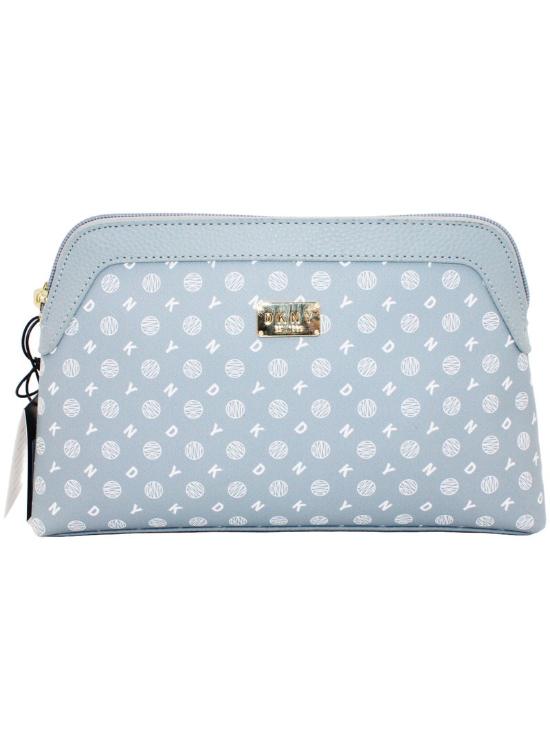 DKNY Legacy Beauty Pouch Cosmetic Bag, Travel Make up Bag Small, Small Waterproof and Lightweight Cosmetic Bag Storage Bag, Small Makeup Bag, Travel Toiletry Bag - Image 1