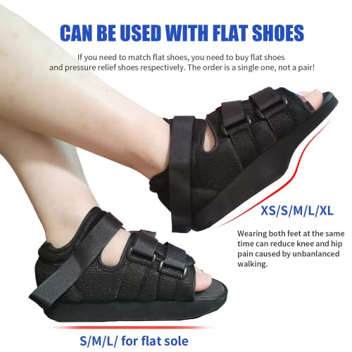GHORTHOUD Offloading Post Op Shoe Forefoot Foot Shoes for Broken Toe Surgery Non Weight Bearing Medical Shoes for Men and WomenSmall - Image 3