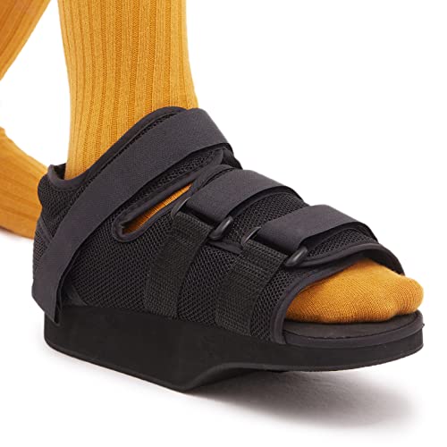 GHORTHOUD Offloading Post Op Shoe Forefoot Foot Shoes for Broken Toe Surgery Non Weight Bearing Medical Shoes for Men and WomenSmall - Image 1
