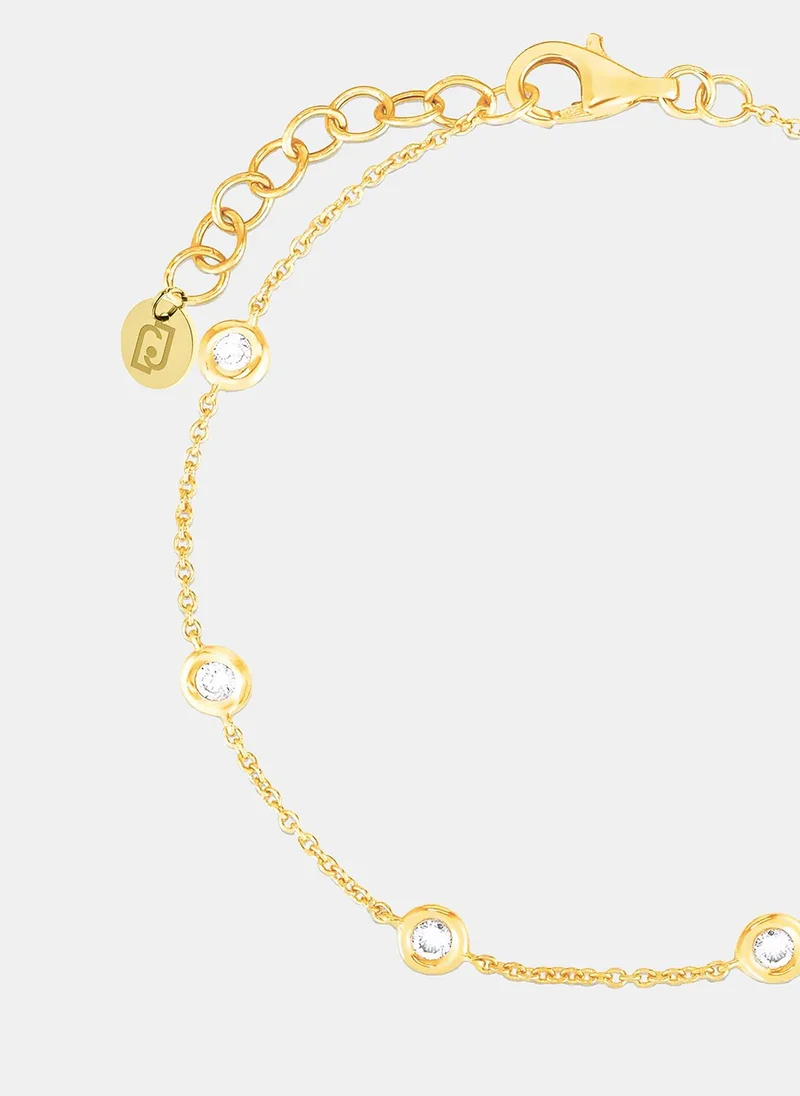 ليو جو سوار بعناصر مستديرة مرصعة بالكريستال