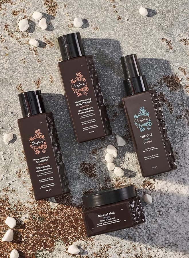 سافيرا شامبو سافيرا المرطب المعدني، ترطيب ولمعان للشعر وفروة الرأس الجافة والتالفة والمجعّدة أو المعالجة كيميائيًا - 250 مل - Image 5