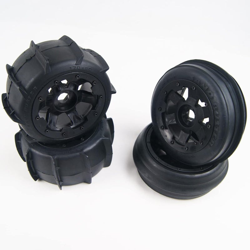 TITRACING Front Sand Paddles Wheels Tires for HPI KM Baja 5B SS - Image 2