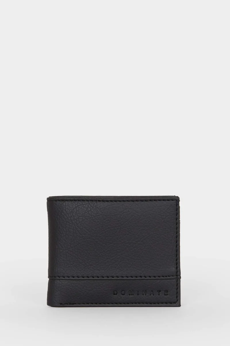 ديفاكتو Man Faux Leather Wallet