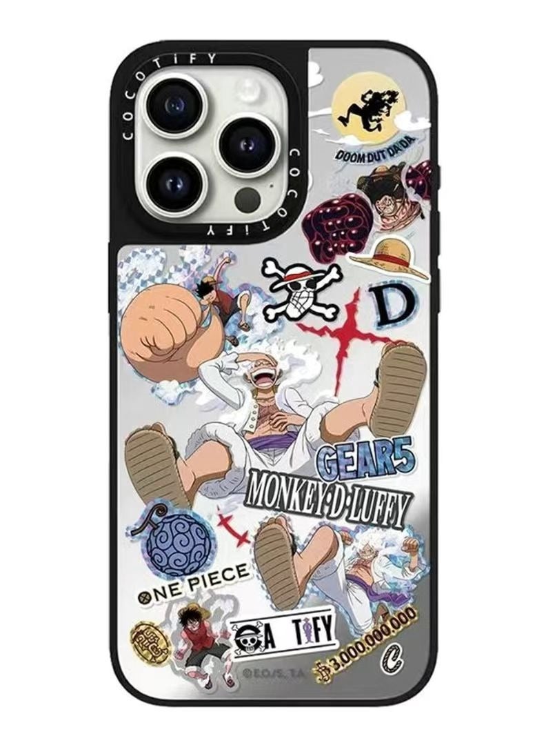 Casetify One Piece Luffy Wanted Laser iPhone 14 Pro Max 6.7 inch Case