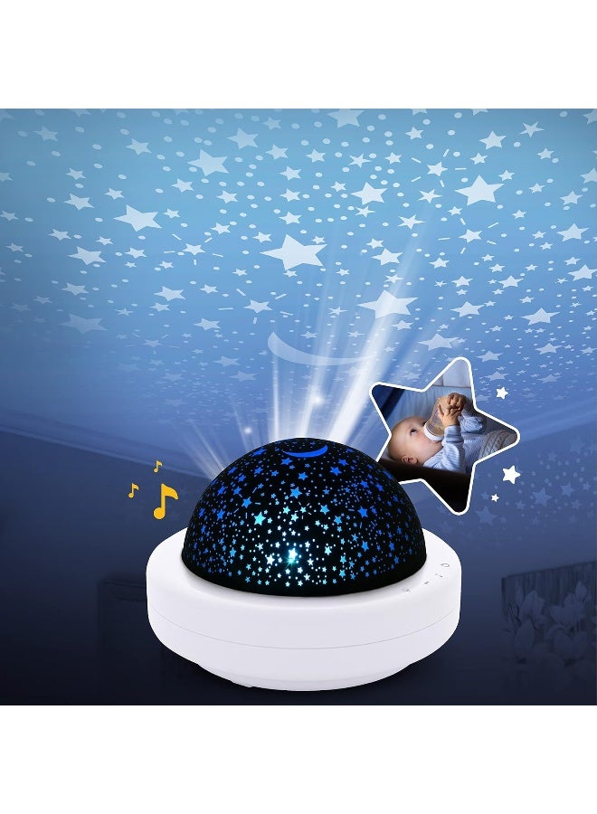 Project Nursery Project Nursery Big Globe Motion Light Show with Soothing Sounds and Music Ã¢â‚¬â€œ Multicolor Starlight Show with  - Image 3