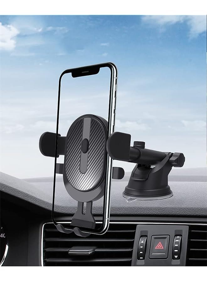 PROMASS Mount for Car with Long Arm, Strong Sticky Gel Suction Cup,[Quick Lock & 100% Stable], [Anti-drop] Fit for All Phones. - Image 2