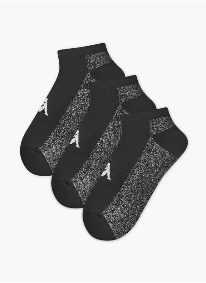 Kappa Set of 3 - Kappa Logo Print Ankle Length Socks