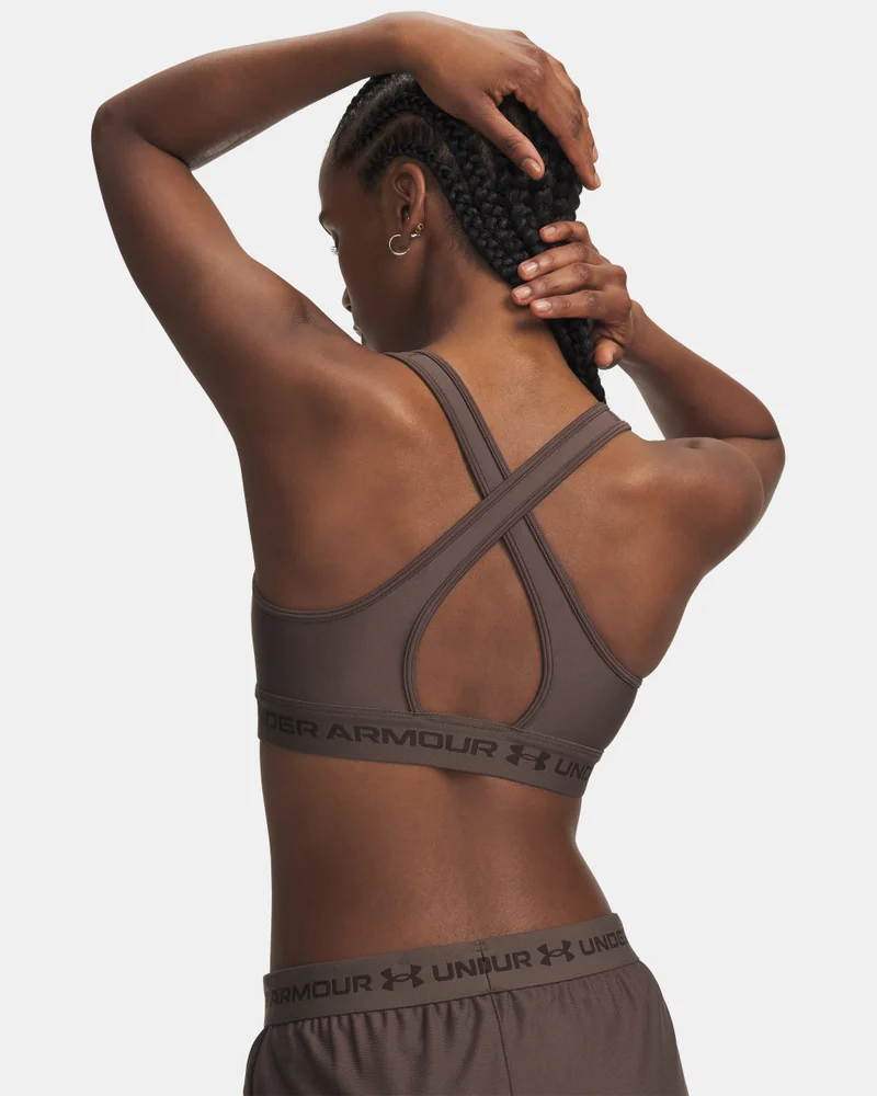 Under Armour Brown Crossback Mid for Women | Best Price UAE