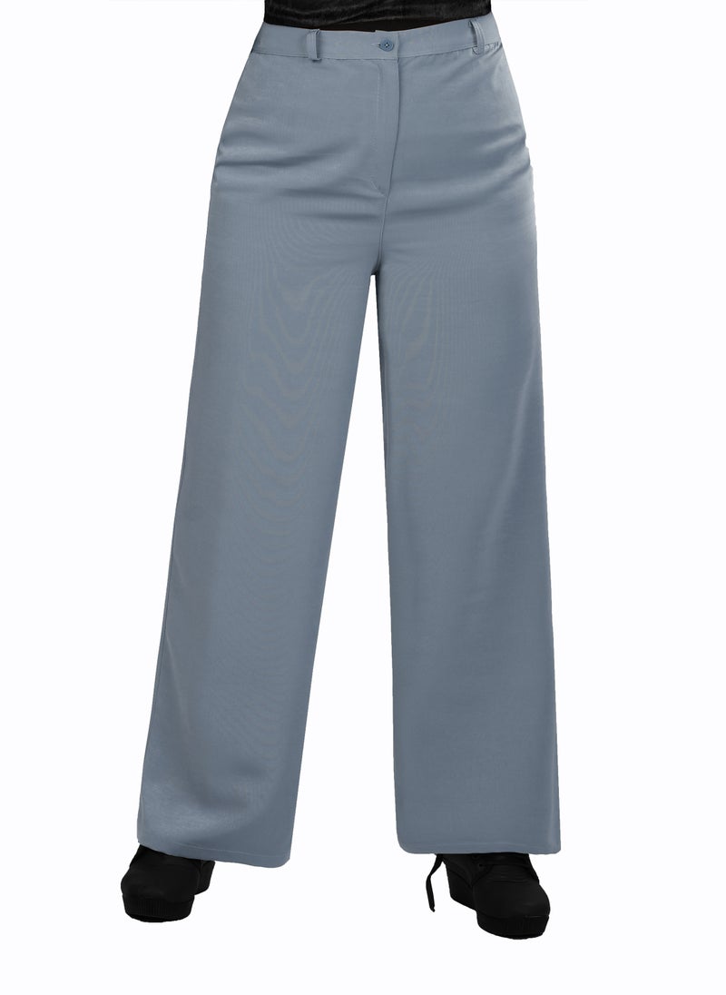 Smoky Egypt - High Waist Wide Leg Womens Pants - Mint - Image 1