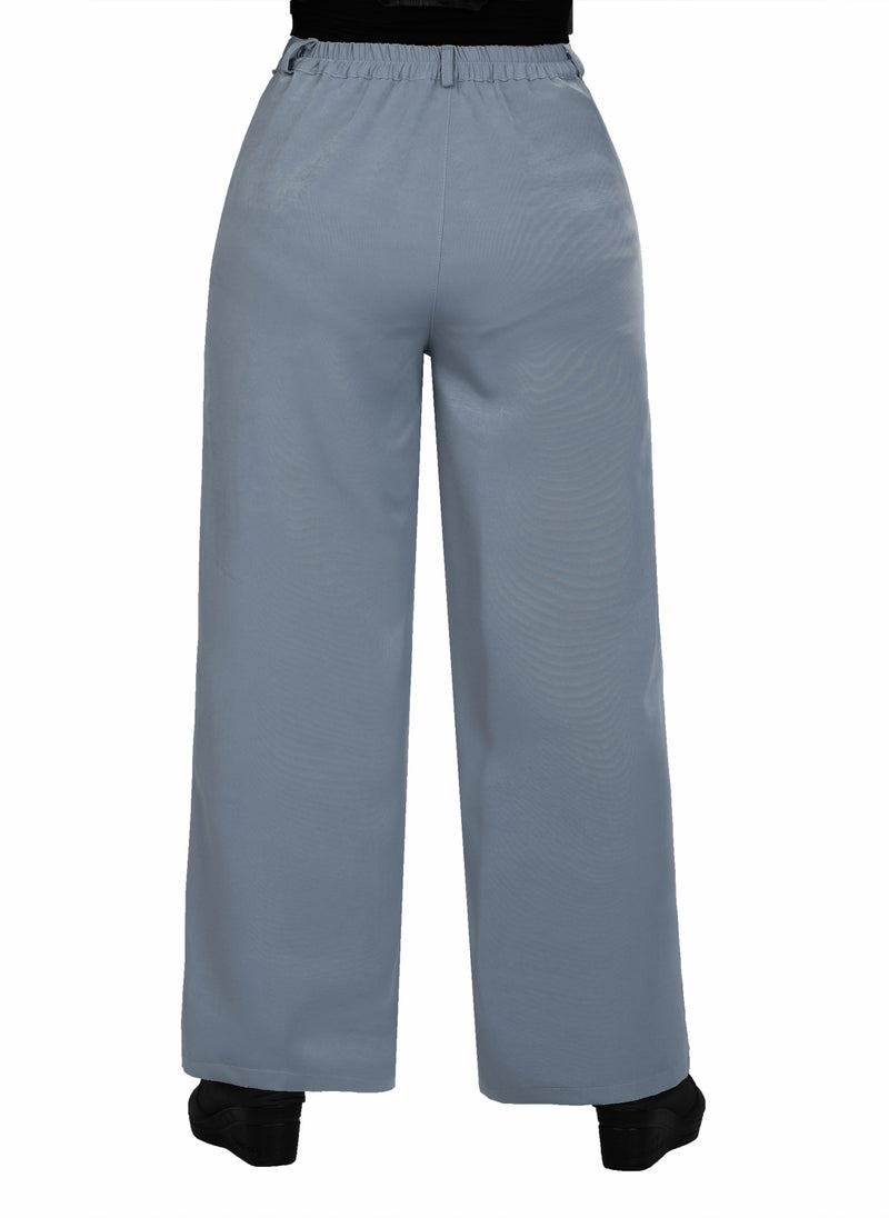 Smoky Egypt - High Waist Wide Leg Womens Pants - Mint - Image 1