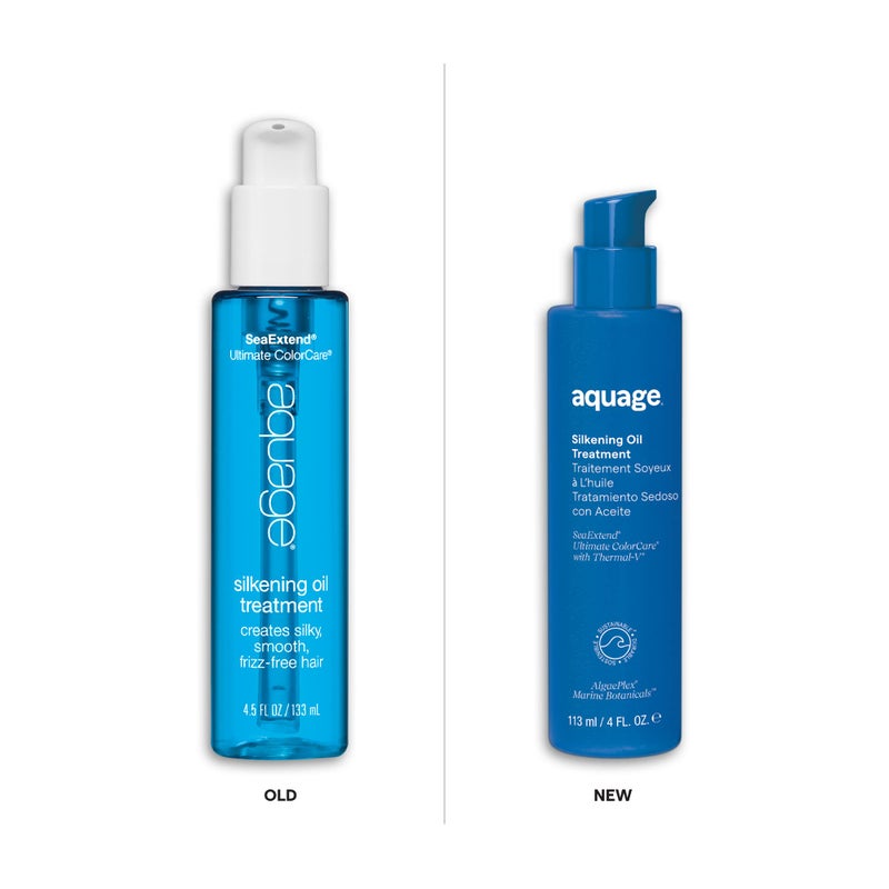 AQUAGE SeaExtend Silkening Oil Treatment, Ultra-Light Formula Smooths, Silkens and Adds Brilliant Shine, 4 oz - Image 2