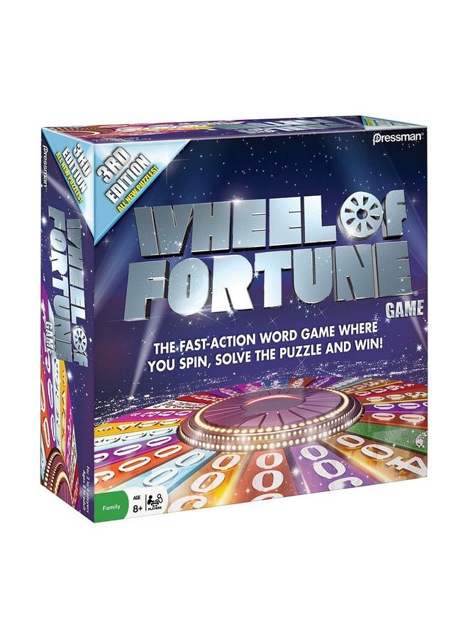 Pressman Wheel Of Fortune Game: 5Th Edition Spin The Wheel Solve A Puzzle And Win By Pressman 5" - Image 3
