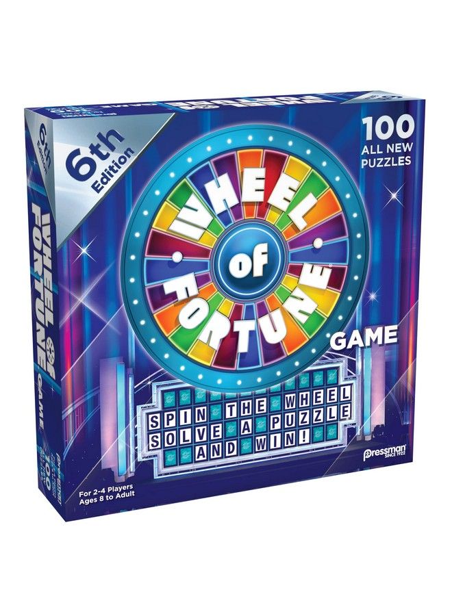 Pressman Wheel Of Fortune Game: 5Th Edition Spin The Wheel Solve A Puzzle And Win By Pressman 5" - Image 5