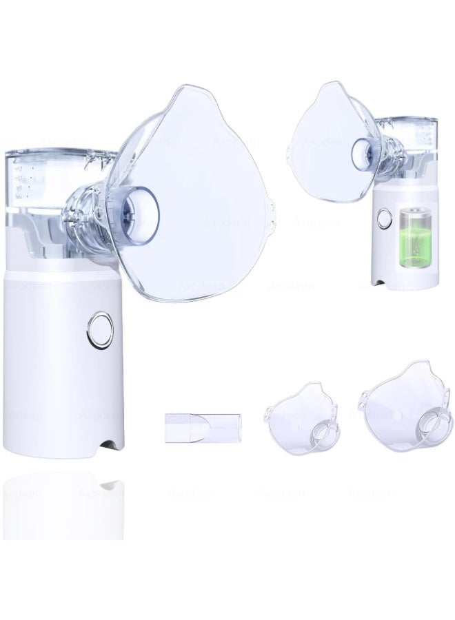 trister Ultraease Mesh Nebulizer TS‑143NZM — Solution For Multiple Respiratory Discomfort, Easy Inhale, Level Adjustment, Ultrafine Particles, Portable, White - Image 2
