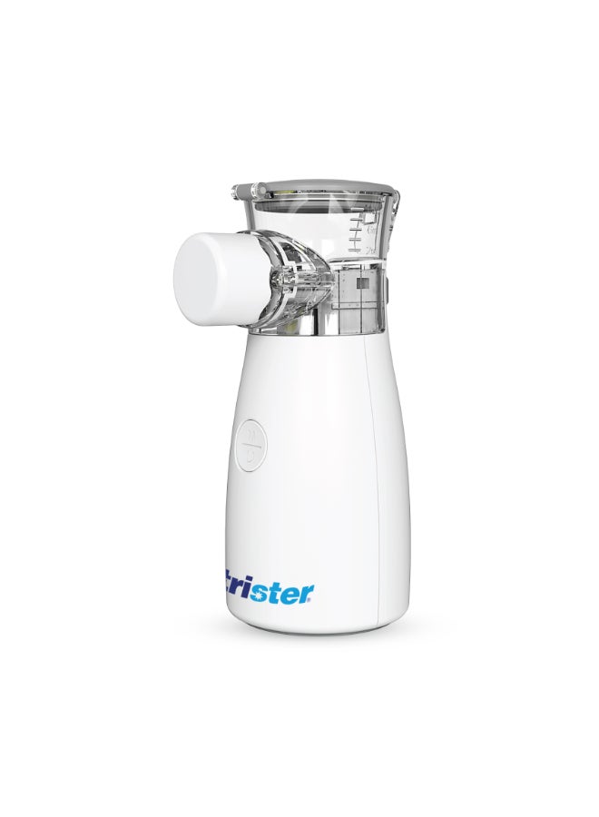 trister Ultraease Mesh Nebulizer TS‑143NZM — Solution For Multiple Respiratory Discomfort, Easy Inhale, Level Adjustment, Ultrafine Particles, Portable, White - Image 1