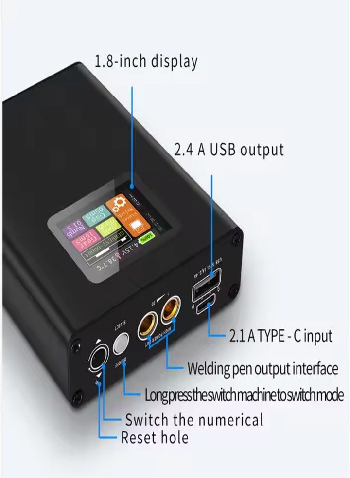 Digital spot welder 18650 lithium battery welding device with ammeter for nickel plated pure nickel sheet spot welder - Image 4