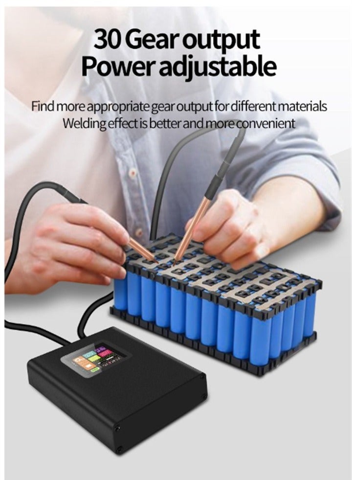 Digital spot welder 18650 lithium battery welding device with ammeter for nickel plated pure nickel sheet spot welder - Image 2