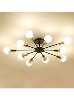 Cluc Steco Chandelier - 10 Branches - Black  - Image 1