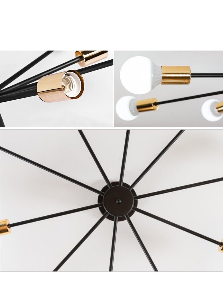 Cluc Steco Chandelier - 10 Branches - Black  - Image 3