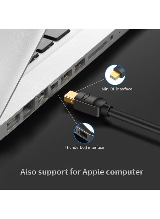 Mini DisplayPort to DisplayPort Cable 4K@60Hz, High-Speed Video Cable for Monitors, Projectors and Compatible Laptops, 3 Meter - Image 4
