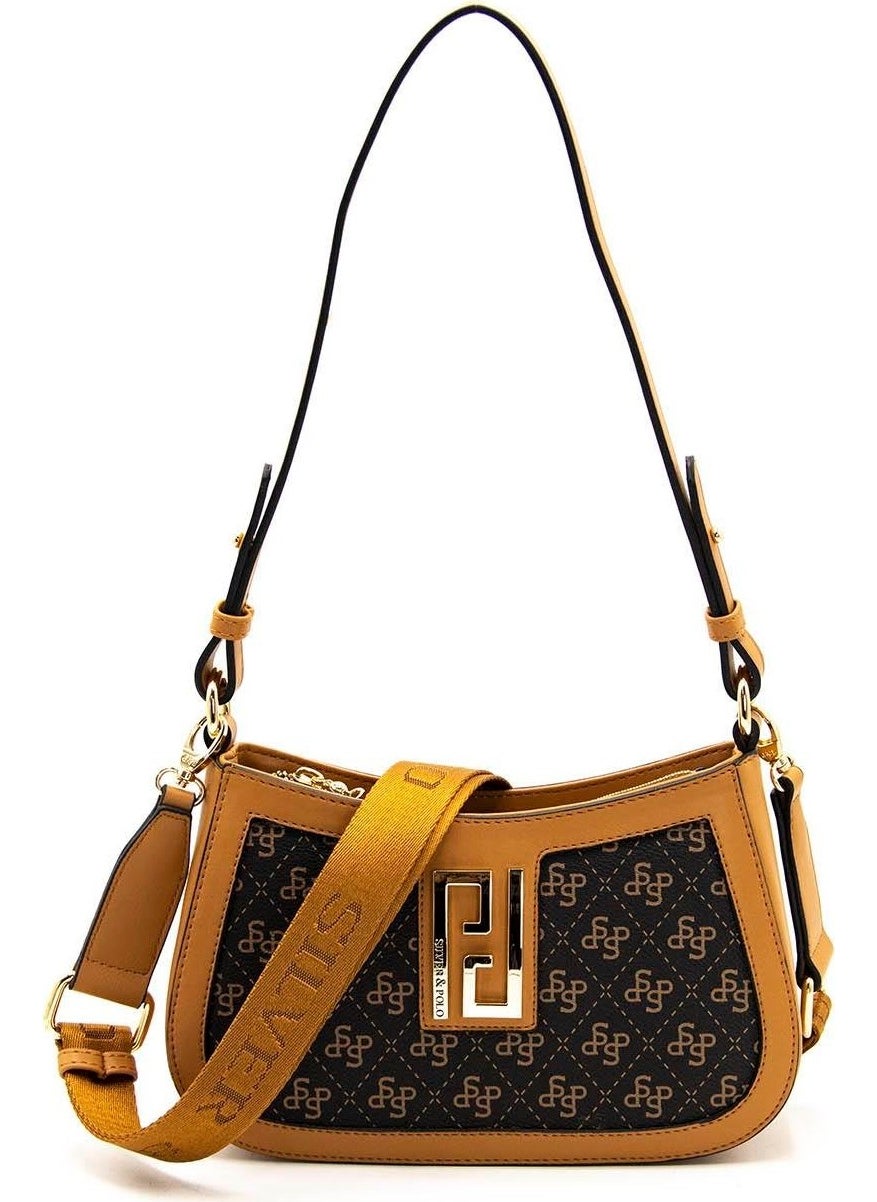 Silver Polo Brown Yellow - A.taba SP1132 Women's Crossbody Bag - pzsku/Z08716A089C463BA1704AZ/45/_/1730507052/ef86c204-a9fc-44ab-abeb-871d7f052553