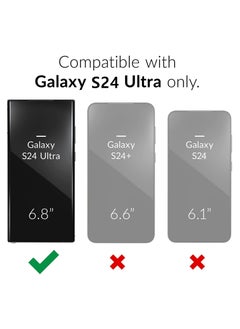 حافظة Galaxy S24 Ultra Magsafe تدعم الشحن اللاسلكي، حافظة مغناطيسية شفافة لحماية عدسة الكاميرا، حافظة مضادة للخدش ومضادة للصدمات، متوافقة مع هاتف Samsung Galaxy S24 Ultra، مقاس 6.8 بوصة - pzsku/Z08716EC6C519141345A6Z/45/_/1704810676/d246efc4-15e3-4ce0-b48e-6523f79f2372