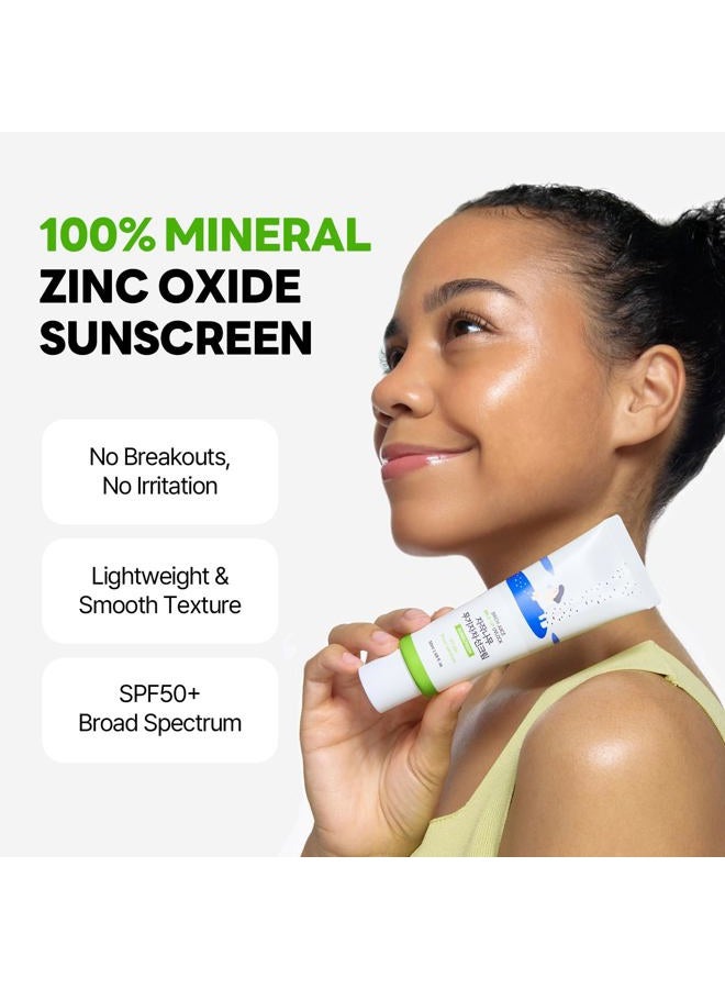 ROUND LAB Birch Juice Mild-up Sunscreen UV LOCK 1.69 Fl Oz | SPF 50+ broad spectrum, Mineral Zinc Oxide, for Sensitive Skin, Control Oil and Sebum, Korean Sunscreen - Image 3