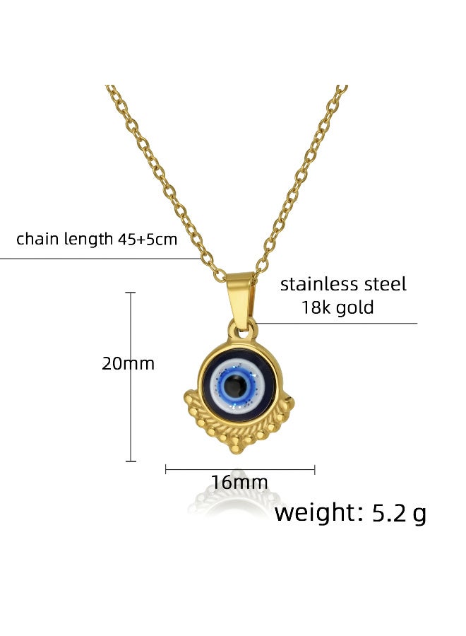 Yara Essentials Golden Guardian Eye Necklace - Image 2