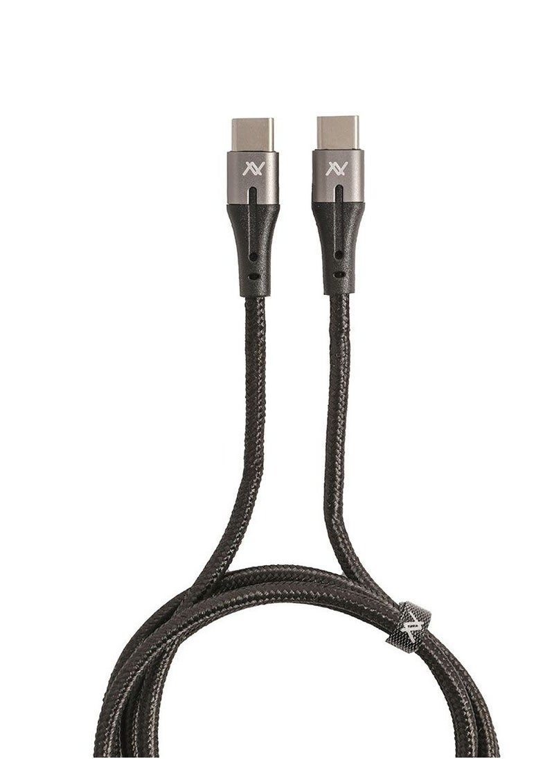 LAVVENTO L'AVVENTO (MP474) Ultra-Fast Type-C to Type-C Sync and Charging Cable Fast Charging 100W - 1M  - Image 2