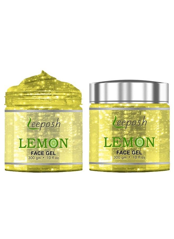 leeposh Lemon Gel ; Lemon Vitamin C Gel ; Vitamin C Gel For Skin Glow & Lightening 300 Gm Gel Best For Acne & Clear Skin & Lightening  - Image 1