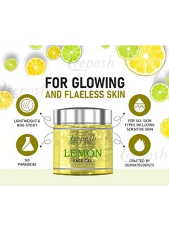 leeposh Lemon Gel ; Lemon Vitamin C Gel ; Vitamin C Gel For Skin Glow & Lightening 300 Gm Gel Best For Acne & Clear Skin & Lightening  - Image 5