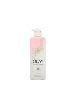 Olay Olay Cleansing & Nourishing Body Wash for Women with Hyaluronic Acid & Vitamin B3 Complex, Long Lasting Hydration, 20 fl oz (Pack of 4)  - Image 2