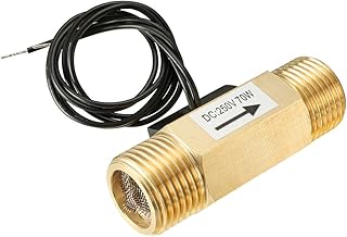 uxcell uxcell G1/2" Hall Effect Liquid Water Flow Sensor Switch Flowmeter Counter Meter 1-30L/min SEN-CL21W  - Image 1