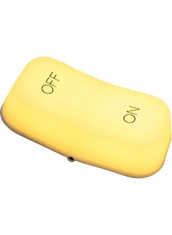 NIBEMINENT ON/OFF Switch Light Rechargeable Table Lamp Yellow 19cm - Image 1