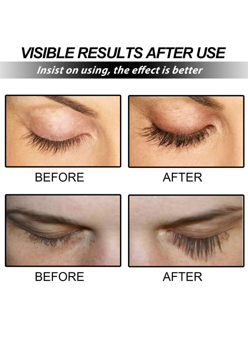 EELHOE - Castor Oil for Eyelashes and Eyebrows, All Natural Cold Pressed Castor Oil Eyelash Growth Serum with Mascara Tube - Image 1
