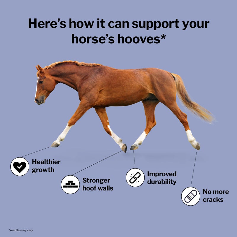 Formula 707 Hoof Health Equine Supplement 5 lb Bag - 80 Servings â€“ Biotin, Amino Acids, and Minerals to Improve and Support Healthy Horse Hooves - Image 4