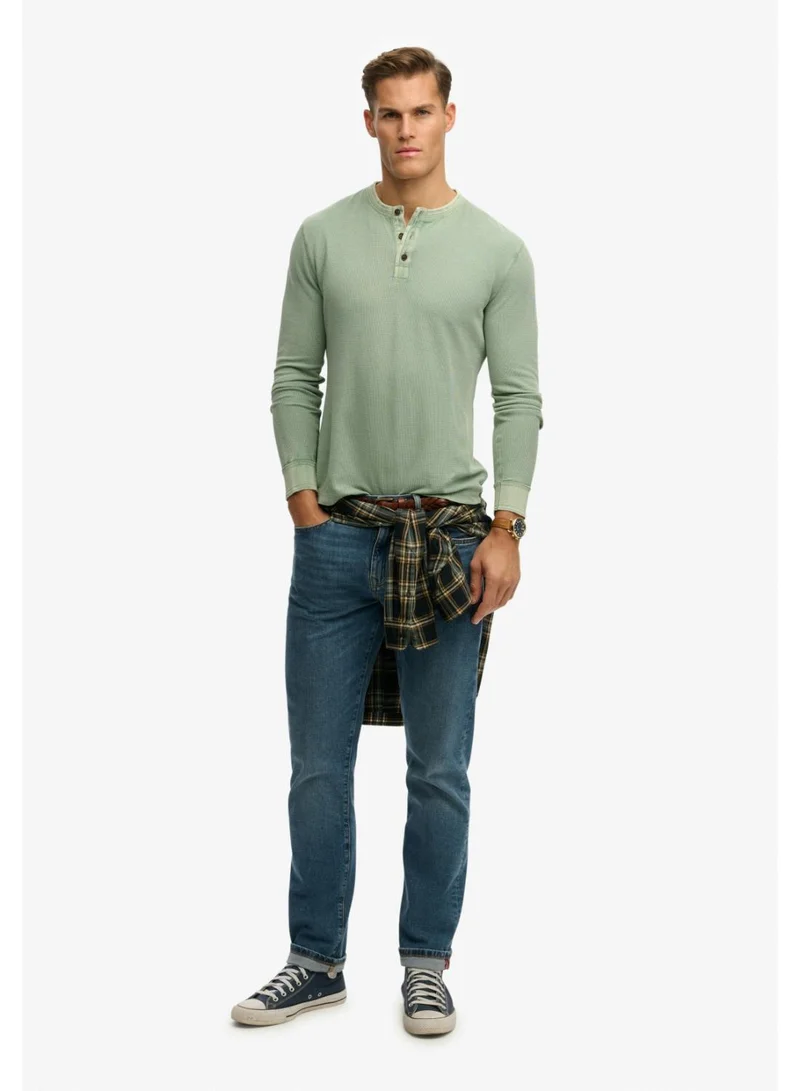 Superdry  Lightweight Textured Grandad Top for Men | Best Price UAE
