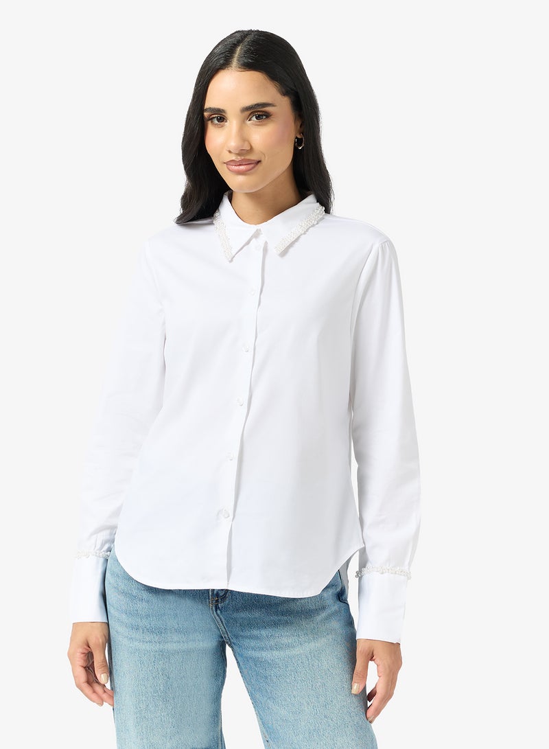 ONLY Pearl Long Sleeve Shirt - Image 1