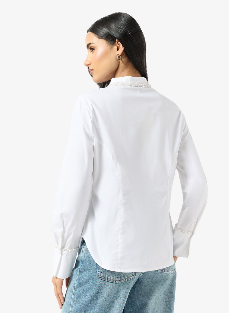 ONLY Pearl Long Sleeve Shirt - Image 2