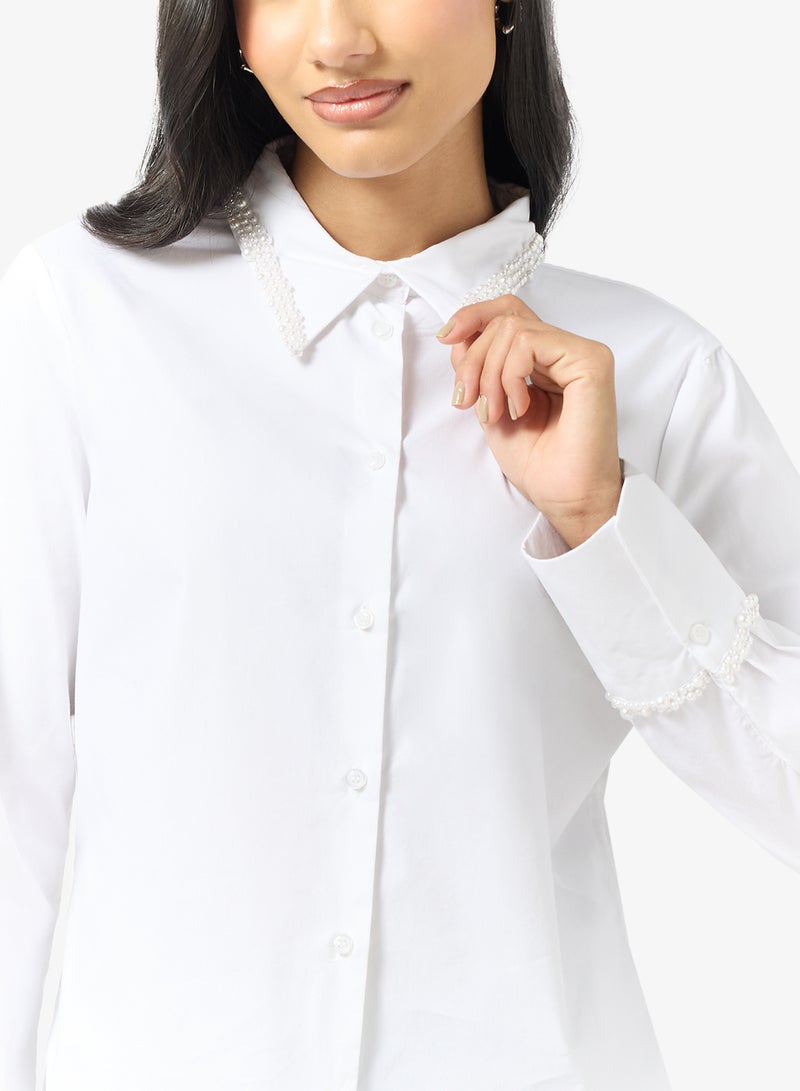 ONLY Pearl Long Sleeve Shirt - Image 3