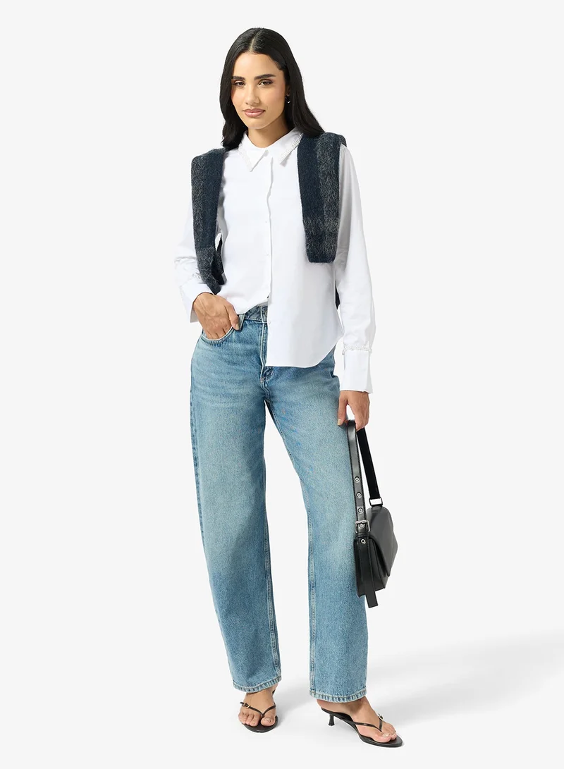 ONLY  Pearl Long Sleeve Shirt for Women | Best Price UAE