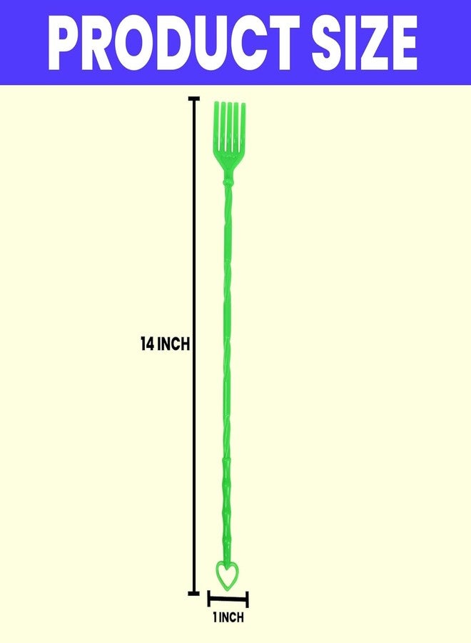 LUCKYMORDEN Plastic Back Scratcher Stick - Manual Itch Relief and Massage Rod for Back and Body, Durable Handheld Khujli Stick, Pack of 2 - Image 2