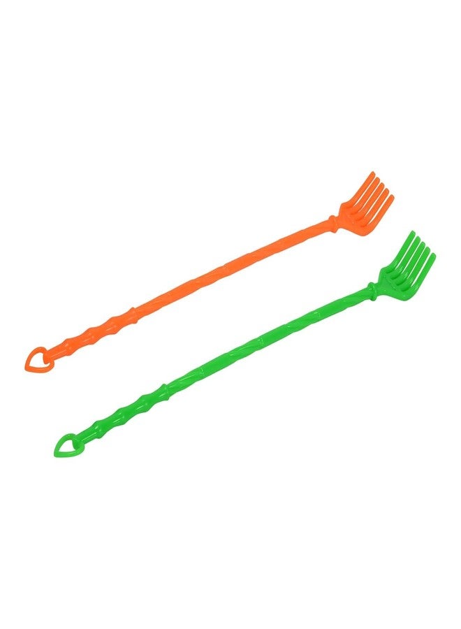 LUCKYMORDEN Plastic Back Scratcher Stick - Manual Itch Relief and Massage Rod for Back and Body, Durable Handheld Khujli Stick, Pack of 2 - Image 1