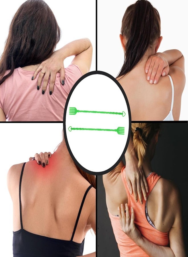LUCKYMORDEN Plastic Back Scratcher Stick - Manual Itch Relief and Massage Rod for Back and Body, Durable Handheld Khujli Stick, Pack of 2 - Image 5