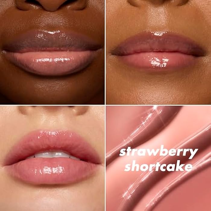 elf e.l.f. Glow Reviver Melting Lip Balm, Hydrating Tinted Lip Balm For A Glossy Finish & Soft, Supple Lips, Vegan & Cruelty-Free, Strawberry Shortcake - Image 2