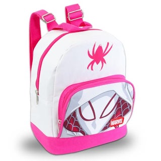 gwen stacy mini backpack Marvel Ghost Spider for Kids, Teens, Men & Women | Spider-Gwen 17" Laptop Bookbag with Padded Straps | Spiderverse Web-Swinging Bag for School, College & Travel Spider on the go MARVEL Spider Gwen Mini Backpack