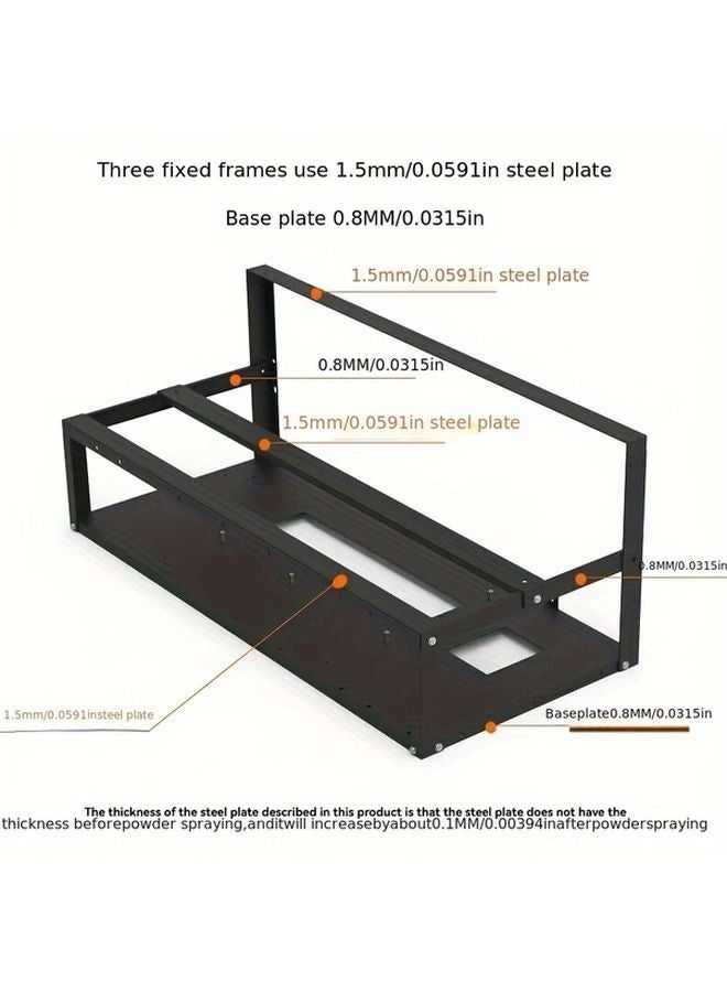 ATX Bracket Computer Chassis Rack For GPU Graphics Card And Hard Disk Mounting - Image 5