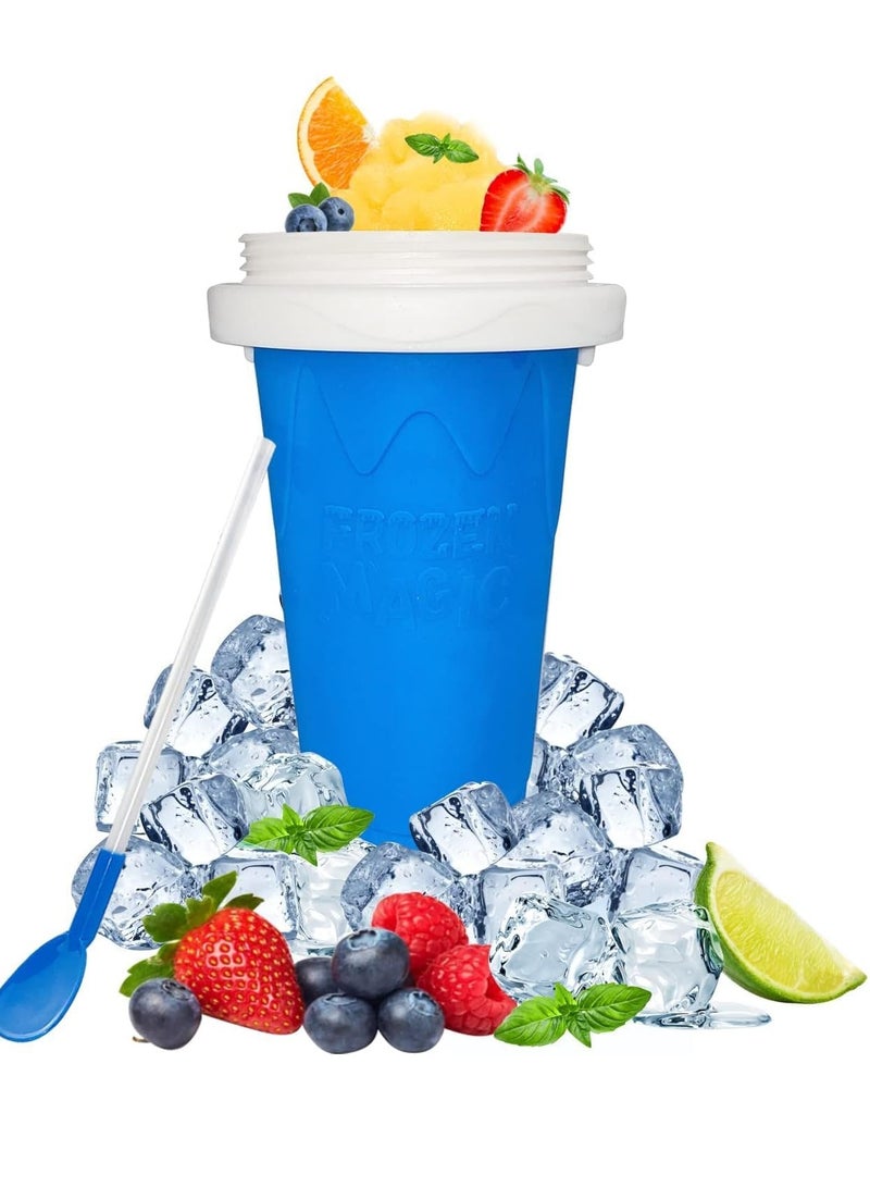 ELTRAZONE Slushie Maker Cup,TIK TOK Magic Quick Frozen Smoothies Cup,Cooling Icee Maker slushie machine,Slushie Machine for Home Squeeze Slushie Cup,Homemade Milk Shake Ice Cream Maker Portable - Image 1
